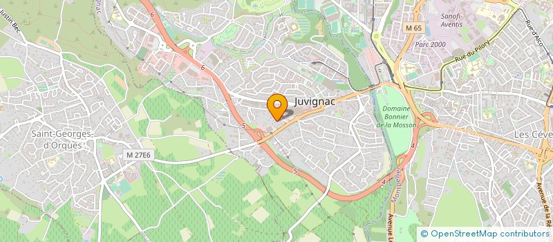 localisation de l'entreprise ANDRE LTR TRANSPORTS à JUVIGNAC