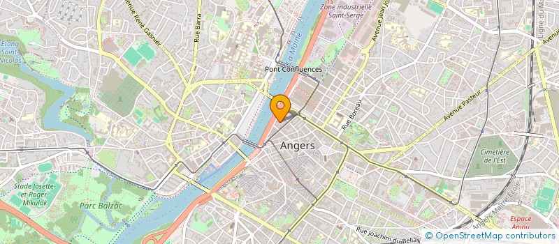 localisation de l'entreprise ANDRE M PRO à ANGERS