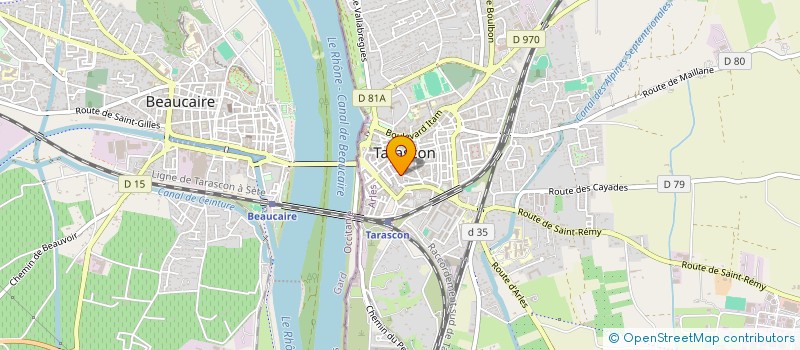 localisation de l'entreprise ANDRE MARC INVESTISSEMENT CONSEIL  TARASCON