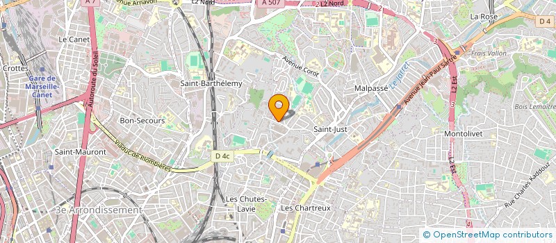localisation de l'entreprise ANDRE MASCARELLI INFORMATIQUE à MARSEILLE