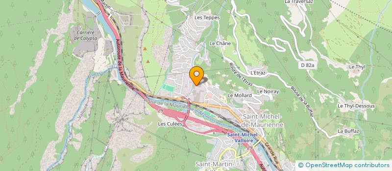 localisation de l'entreprise ANDRE MILLE SARL à SAINT-MICHEL-DE-MAURIENNE