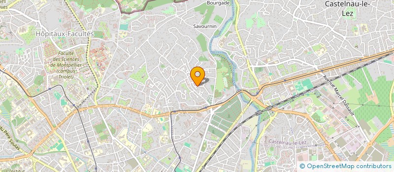 localisation de l'entreprise ANDRE & MOLINIER à MONTPELLIER