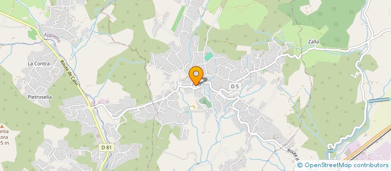 localisation de l'entreprise ANDRE PALDACCI TP à AFA