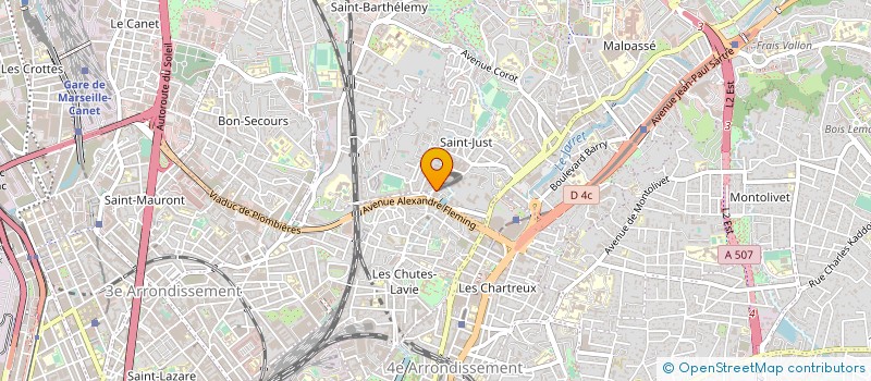 localisation de l'entreprise ANDRE PERE ET FILS à MARSEILLE