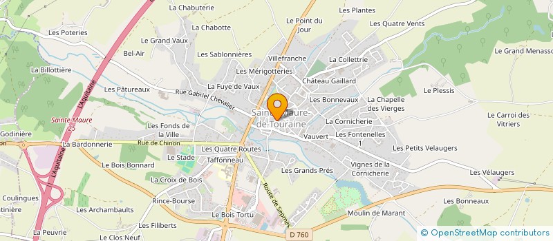 localisation de l'entreprise ANDRE PIERRE V ET GERVAIS C à SAINTE-MAURE-DE-TOURAINE