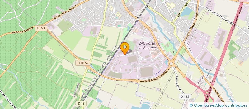 localisation de l'entreprise ANDRE & RAZE à BEAUNE