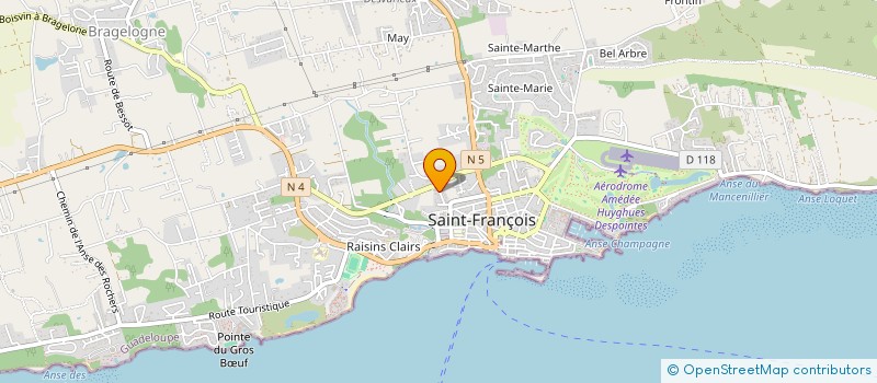 localisation de l'entreprise ANDRE RENOV à SAINT-FRANCOIS