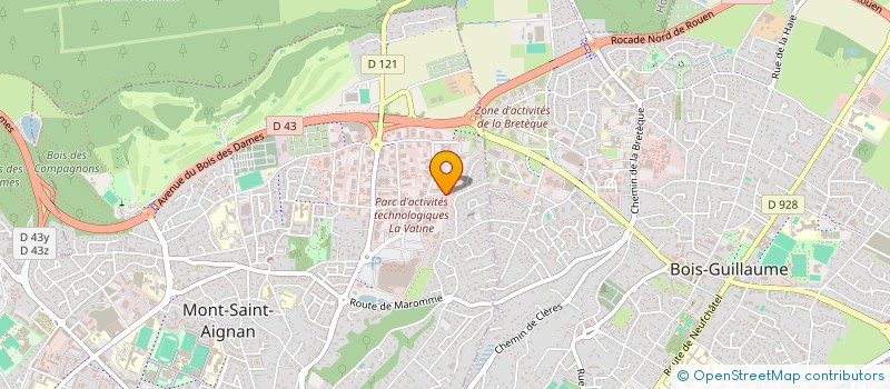 localisation de l'entreprise ANDRE & ROBIN IMMO  MONT-SAINT-AIGNAN