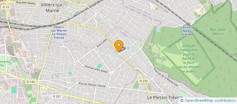 localisation de l'entreprise ANDRE ROUY à LE PLESSIS-TREVISE