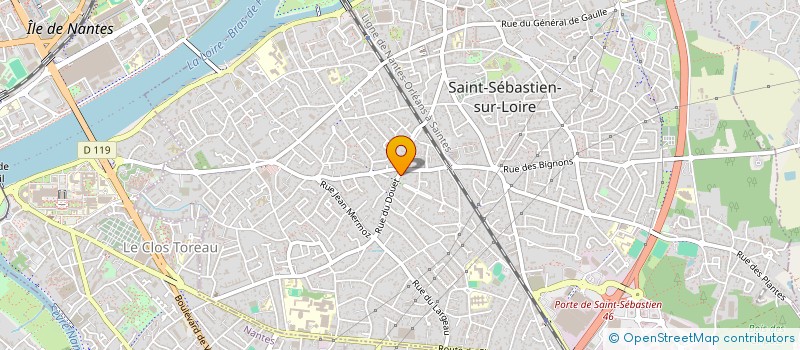 localisation de l'entreprise ANDRE SARL à SAINT-SEBASTIEN-SUR-LOIRE