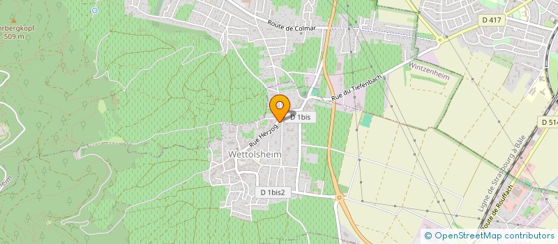 localisation de l'entreprise ANDRE STENTZ à WETTOLSHEIM