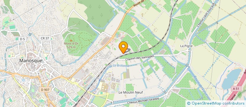 localisation de l'entreprise ANDRE TCHERTCHIAN ELECTRICITE à MANOSQUE