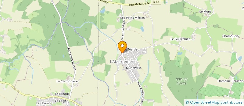 localisation de l'entreprise ANDRE TOITURE  L'ABERGEMENT-CLEMENCIAT