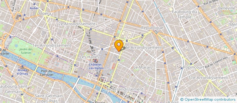 localisation de l'entreprise ANDRE TOSELLO ET ASSOCIES  PARIS