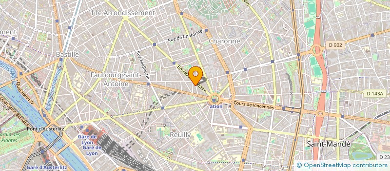 localisation de l'entreprise ANDRE VANTOURA  PARIS