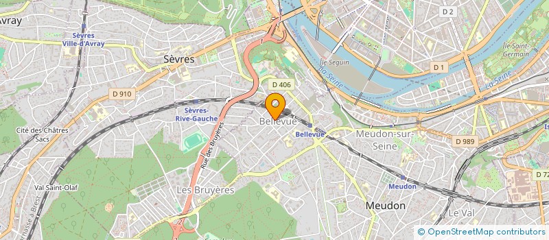 localisation de l'entreprise ANDRE VINCENT CONSULTANT  MEUDON