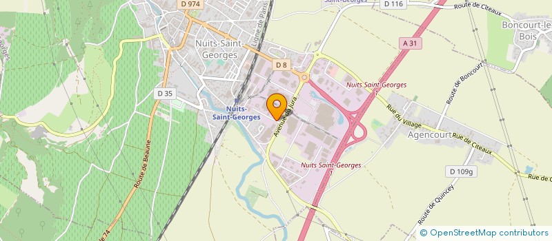 localisation de l'entreprise ANDRE ZILTENER SARL à NUITS-SAINT-GEORGES