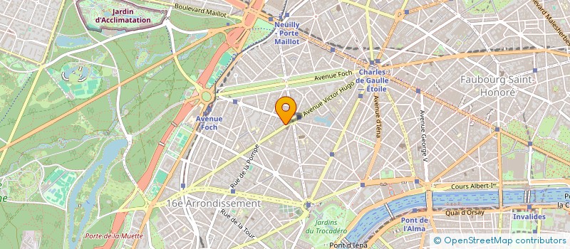 localisation de l'entreprise ANDREA à PARIS
