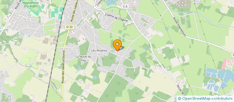 localisation de l'entreprise ANDREA à CHALLANS