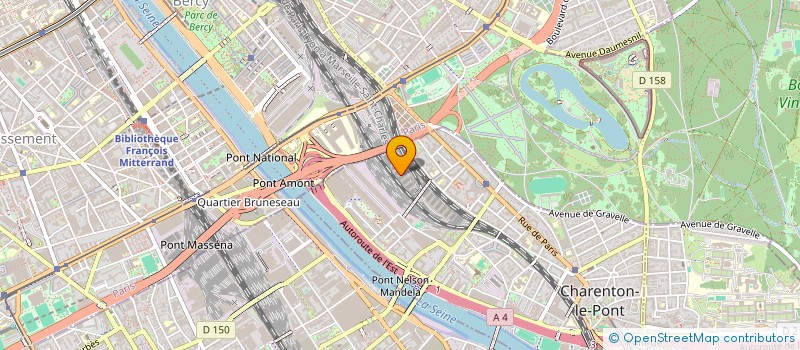 localisation de l'entreprise ANDREA  CHARENTON-LE-PONT