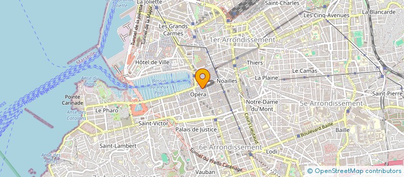 localisation de l'entreprise ANDREA  MARSEILLE