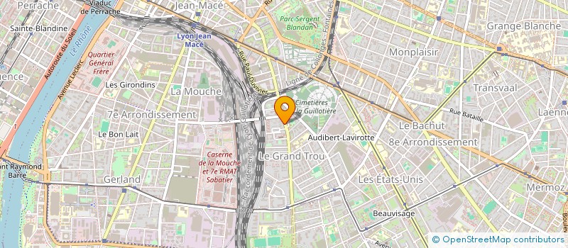 localisation de l'entreprise ANDREA  LYON