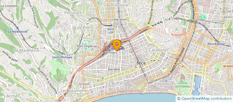 localisation de l'entreprise ANDREA à NICE