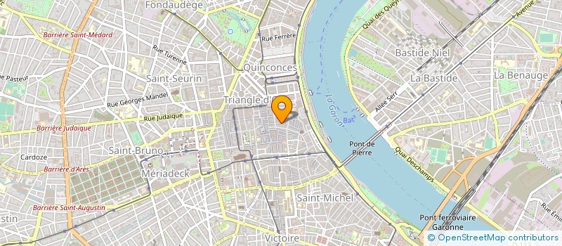 localisation de l'entreprise ANDREA à BORDEAUX