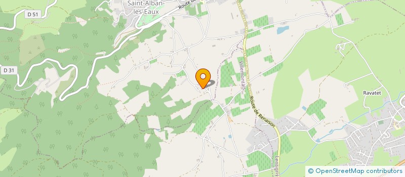 localisation de l'entreprise ANDREA  SAINT-ALBAN-LES-EAUX