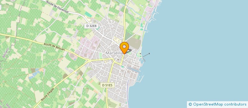 localisation de l'entreprise ANDREA à MARSEILLAN