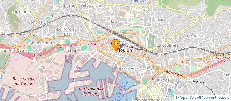 localisation de l'entreprise ANDREA à TOULON