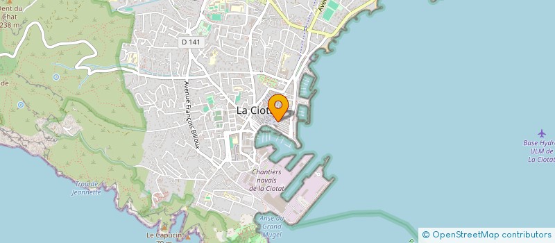 localisation de l'entreprise ANDREA  LA CIOTAT