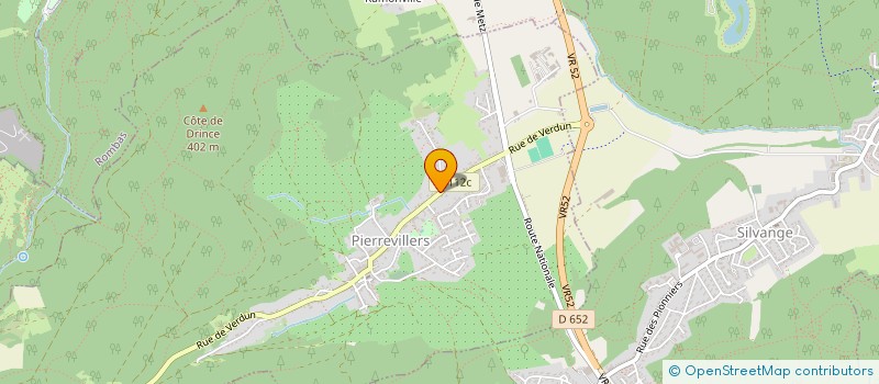 localisation de l'entreprise ANDREA  PIERREVILLERS