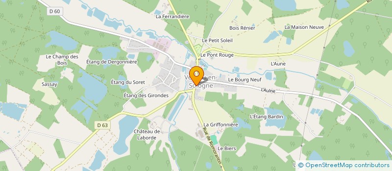 localisation de l'entreprise ANDREA à VERNOU-EN-SOLOGNE
