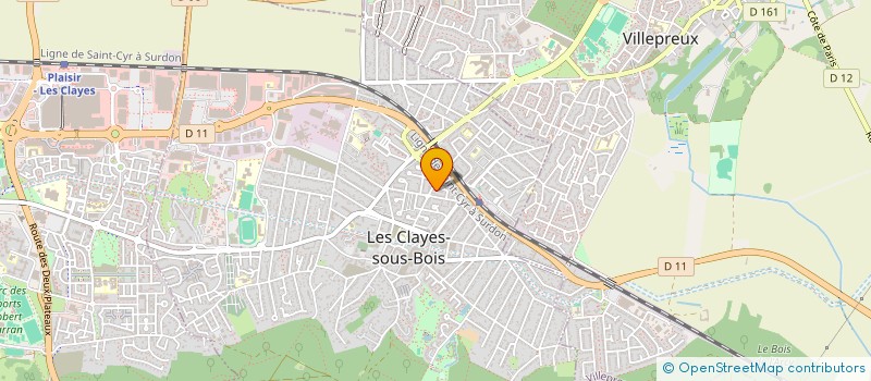 localisation de l'entreprise ANDREA à LES CLAYES-SOUS-BOIS