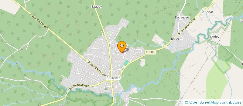 localisation de l'entreprise ANDREA  SAUCATS