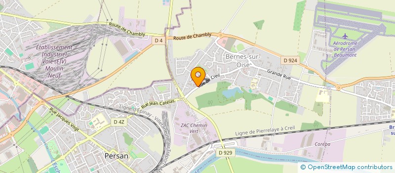 localisation de l'entreprise ANDREA  BERNES-SUR-OISE