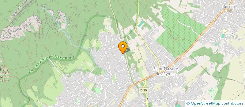 localisation de l'entreprise ANDREA  SAINT-ISMIER