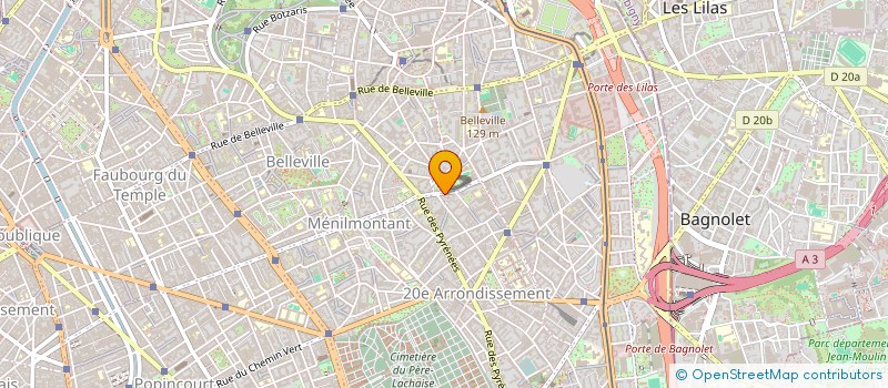 localisation de l'entreprise ANDREA COIFFURE  PARIS