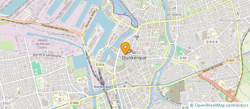 localisation de l'entreprise ANDREA'S à DUNKERQUE