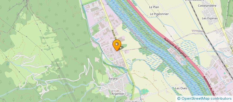 localisation de l'entreprise ANDREA SPORT  VEUREY-VOROIZE