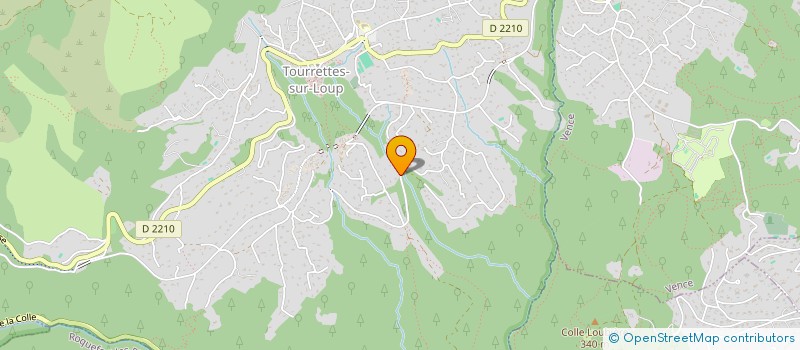 localisation de l'entreprise ANDREA TELL  TOURRETTES-SUR-LOUP