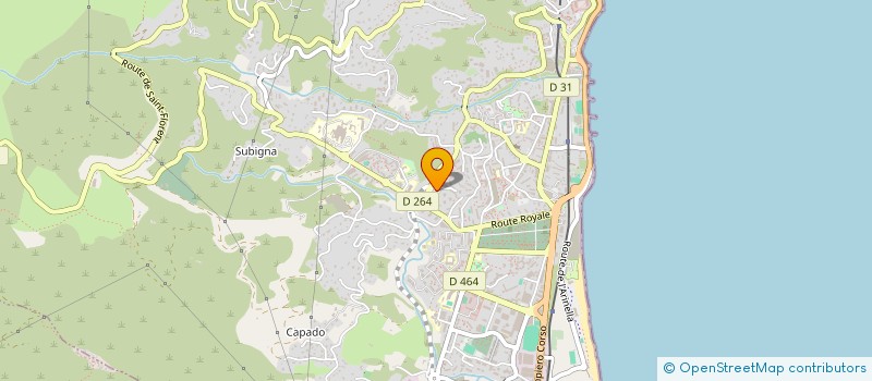 localisation de l'entreprise ANDREAS à BASTIA