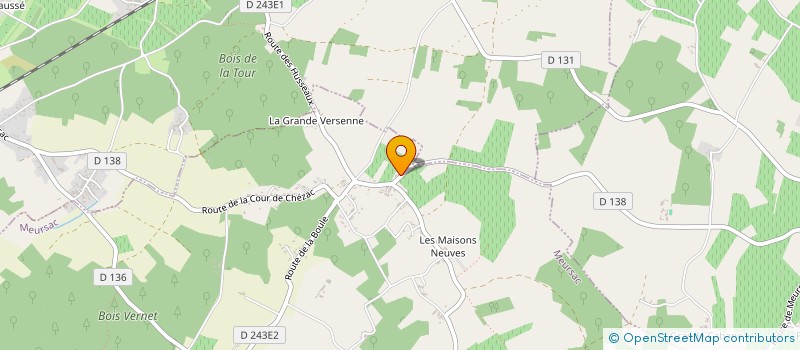localisation de l'entreprise ANDREAU-LAPREE à MEURSAC