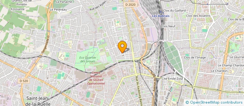 localisation de l'entreprise ANDRECORP  ORLEANS