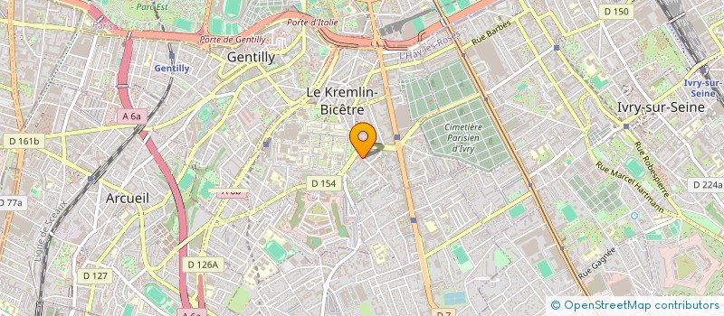 localisation de l'entreprise ANDREE  LE KREMLIN-BICETRE