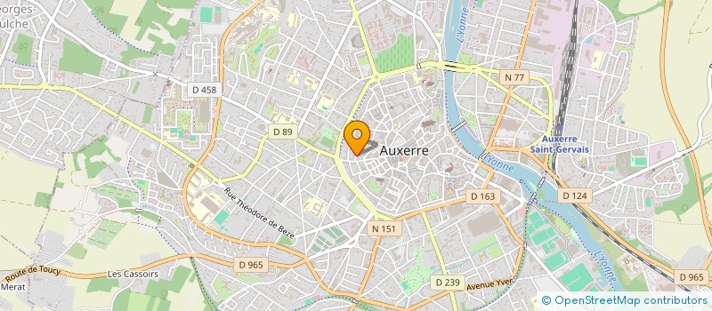 localisation de l'entreprise ANDREE  AUXERRE