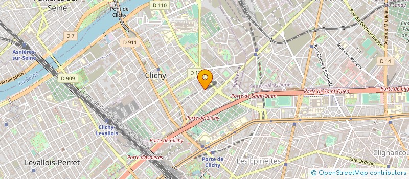 localisation de l'entreprise ANDREE ALEXANDRE à CLICHY