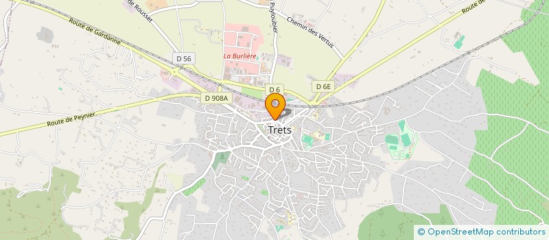 localisation de l'entreprise ANDREE GERAN FLEURS à TRETS