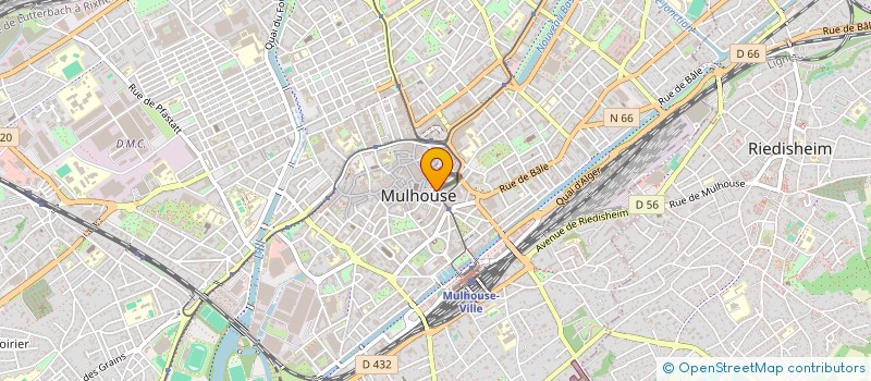 localisation de l'entreprise ANDREE YVONNE  MULHOUSE